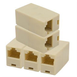 韩国现代HY 02 RJ45网线连接器评测 五装浅黄色家电配件的便捷之选